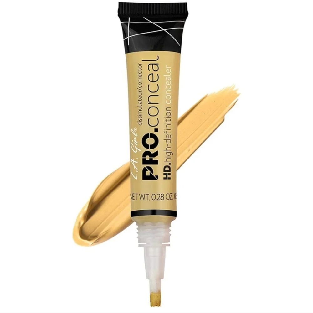 2 x LA Girl Pro Conceal HD Concealer, Yellow Corrector